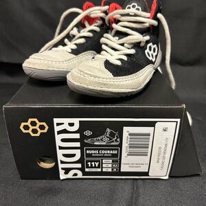 Rudis Courage Kids Sneakers - Black and Red